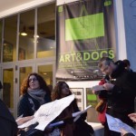 Georgia Alexandri, National Centre for Social Research (EKKE) leading field trip in Athens.  © Melissa Lee & Utrecht University.  All rights reserved.