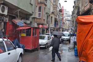 Tarlabaşı, a neighbourhood in the Beyoğlu district was declared a regeneration area by the government in 2006. © 2014 Melissa Lee/Utrecht University. All rights reserved.